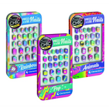 Clementoni Crazy Chic Fake Nails – Fashion Nail Art & Beauty Play Set for Kids, 3 Assorted Styles (Sold Per Pack)