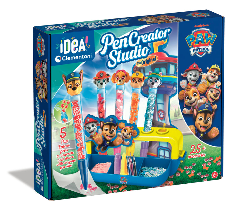 Clementoni IDEA Paw Patrol Pen Creator Studio – DIY Pen Making & Creative Arts and Crafts Kit for Kids