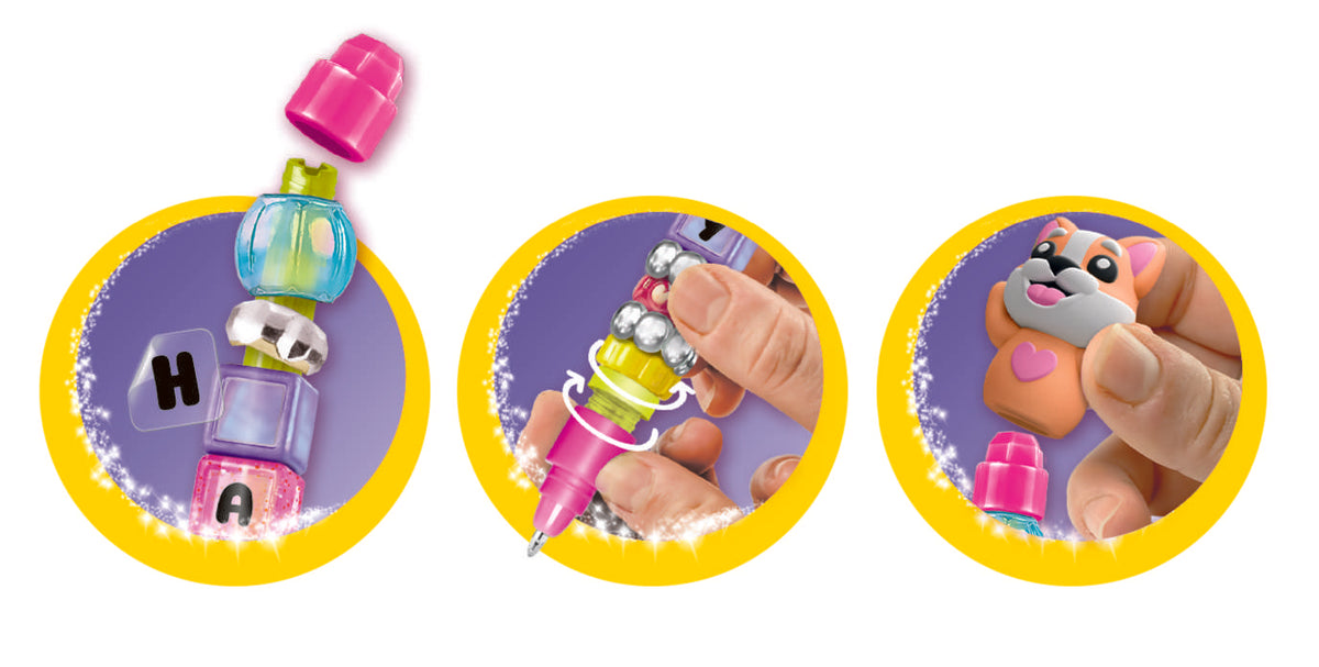 Clementoni Idea DIY Create Your Message Pen - Craft & Personalize Pens for Kids