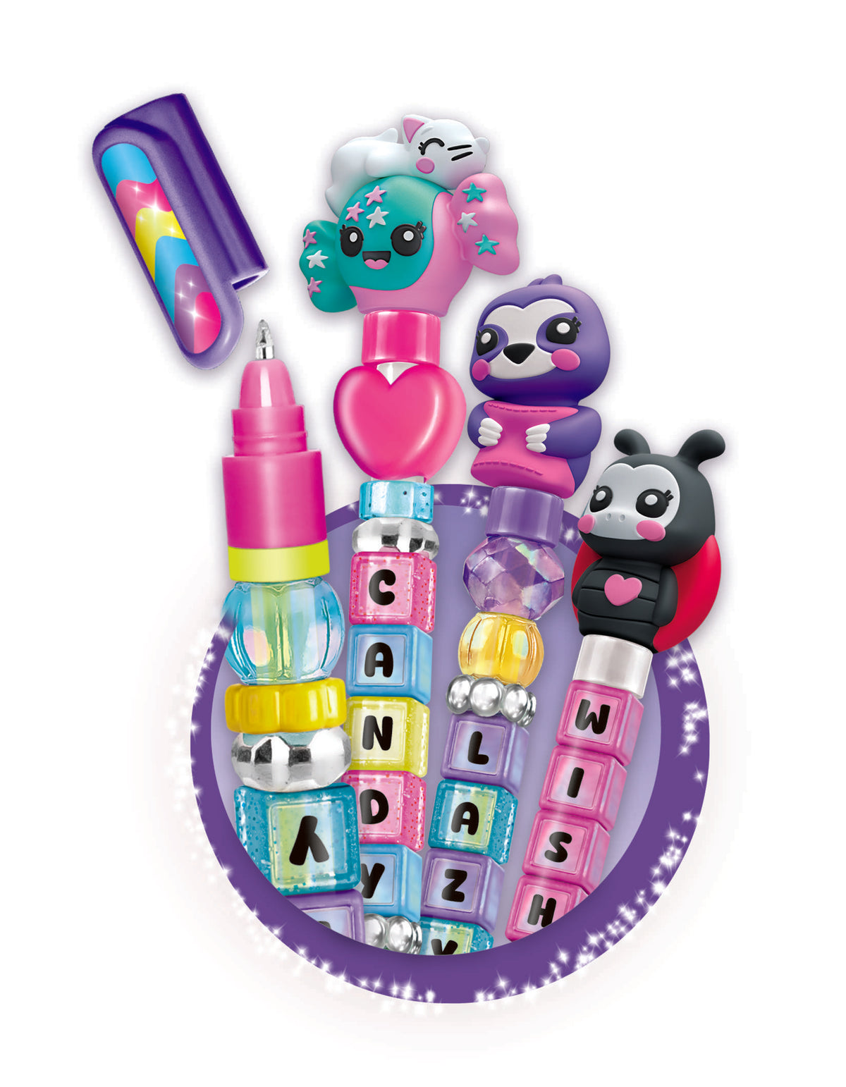 Clementoni Idea DIY Create Your Message Pen - Craft & Personalize Pens for Kids