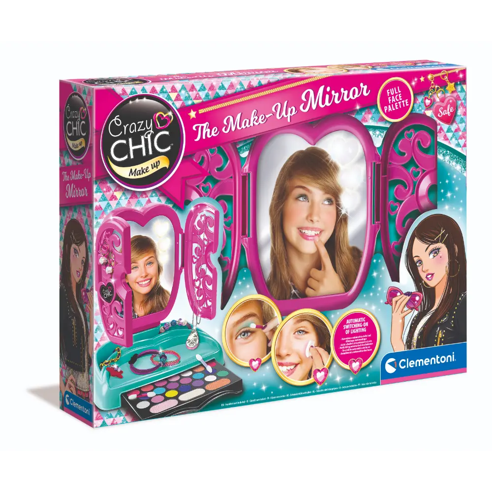 Clementoni Crazychic Mirror Make Up Battery Operated