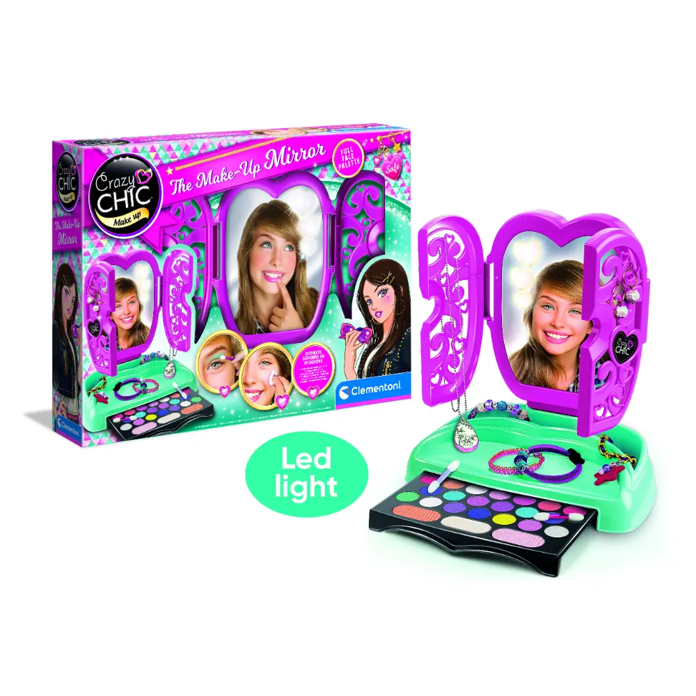 Clementoni Crazychic Mirror Make Up Battery Operated