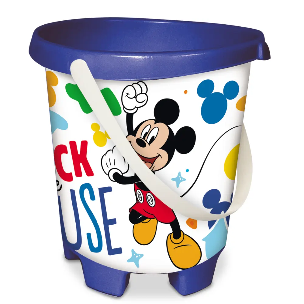 Mondo Disney Mickey Mouse Kids Bucket for Bath, Beach & Water Play