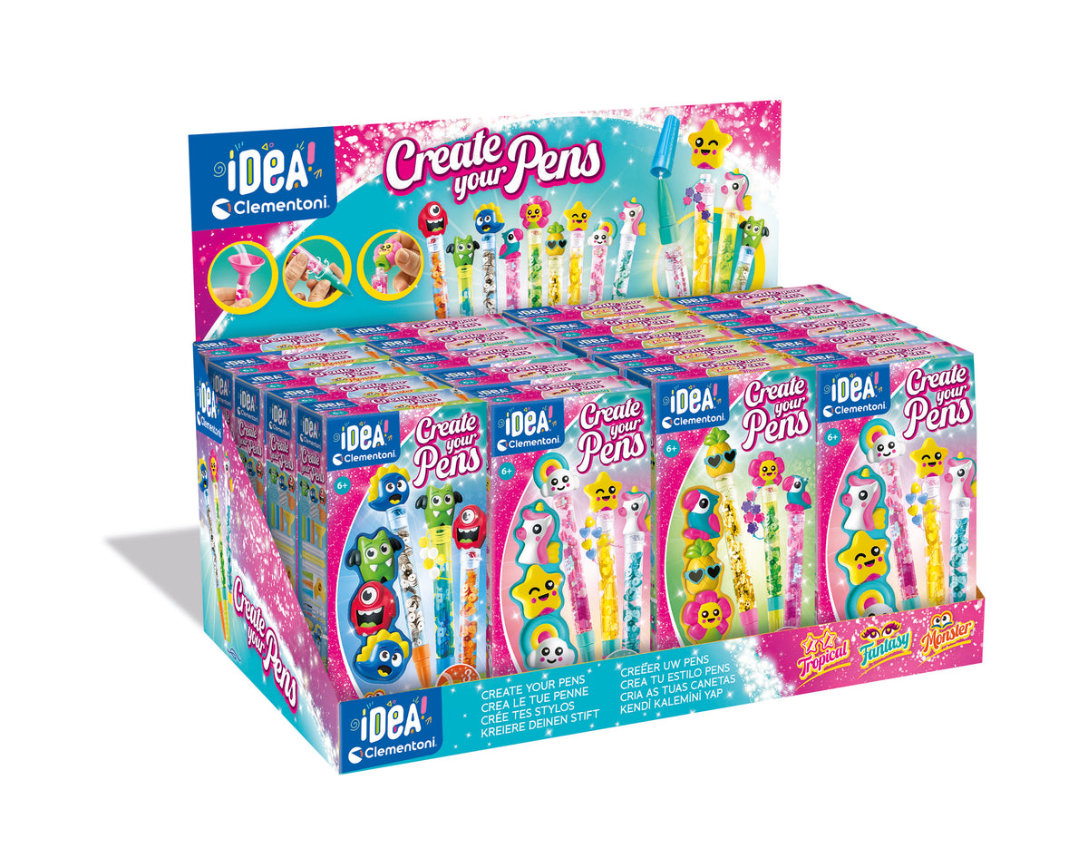 Clementoni Idea Small Pen Kit Creative Stationery Set for Kids