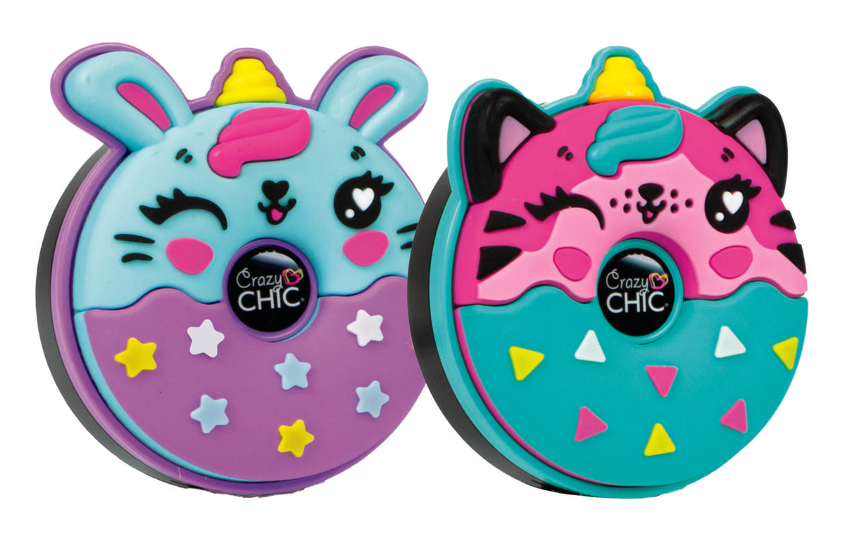 Clementoni Crazy Chic Animal Donut Eyeshadow Makeup Kit for Kids
