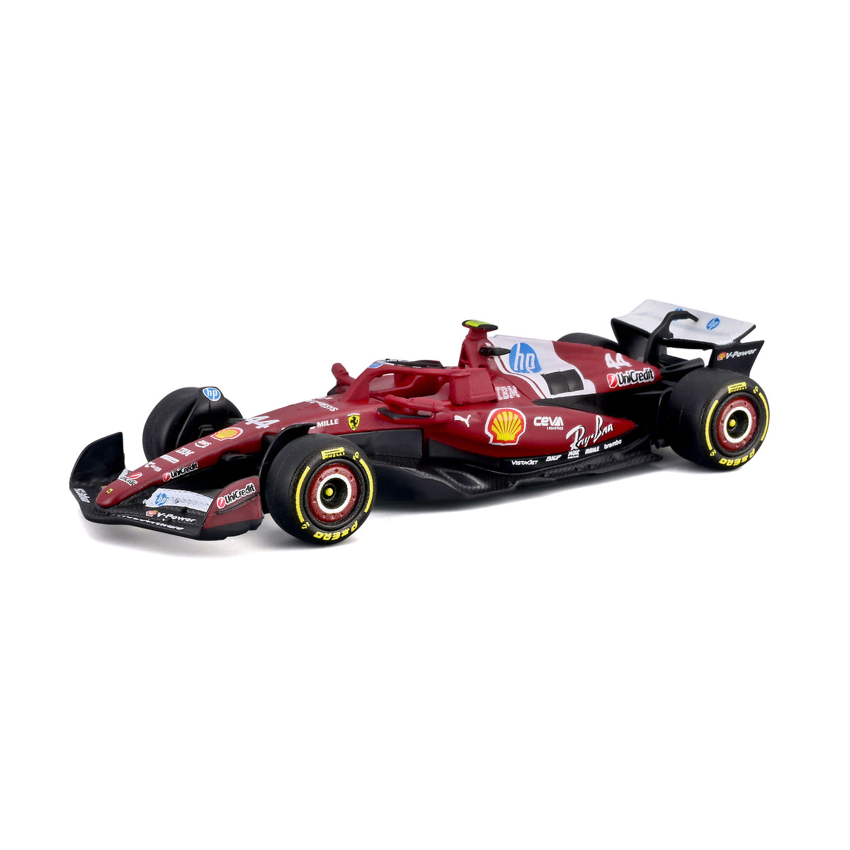 Bburago Ferrari SF-25 #44 Lewis Hamilton Australian GP 2025 1:64 Die-Cast Formula 1 Race Car Toys for Kids