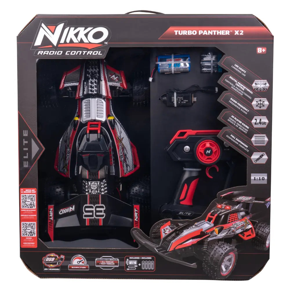 Nikko RC Turbo Panther X2 2Asst