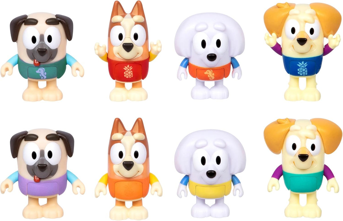 Bluey Color Change Water Park Bingo & Friends 4-Pack