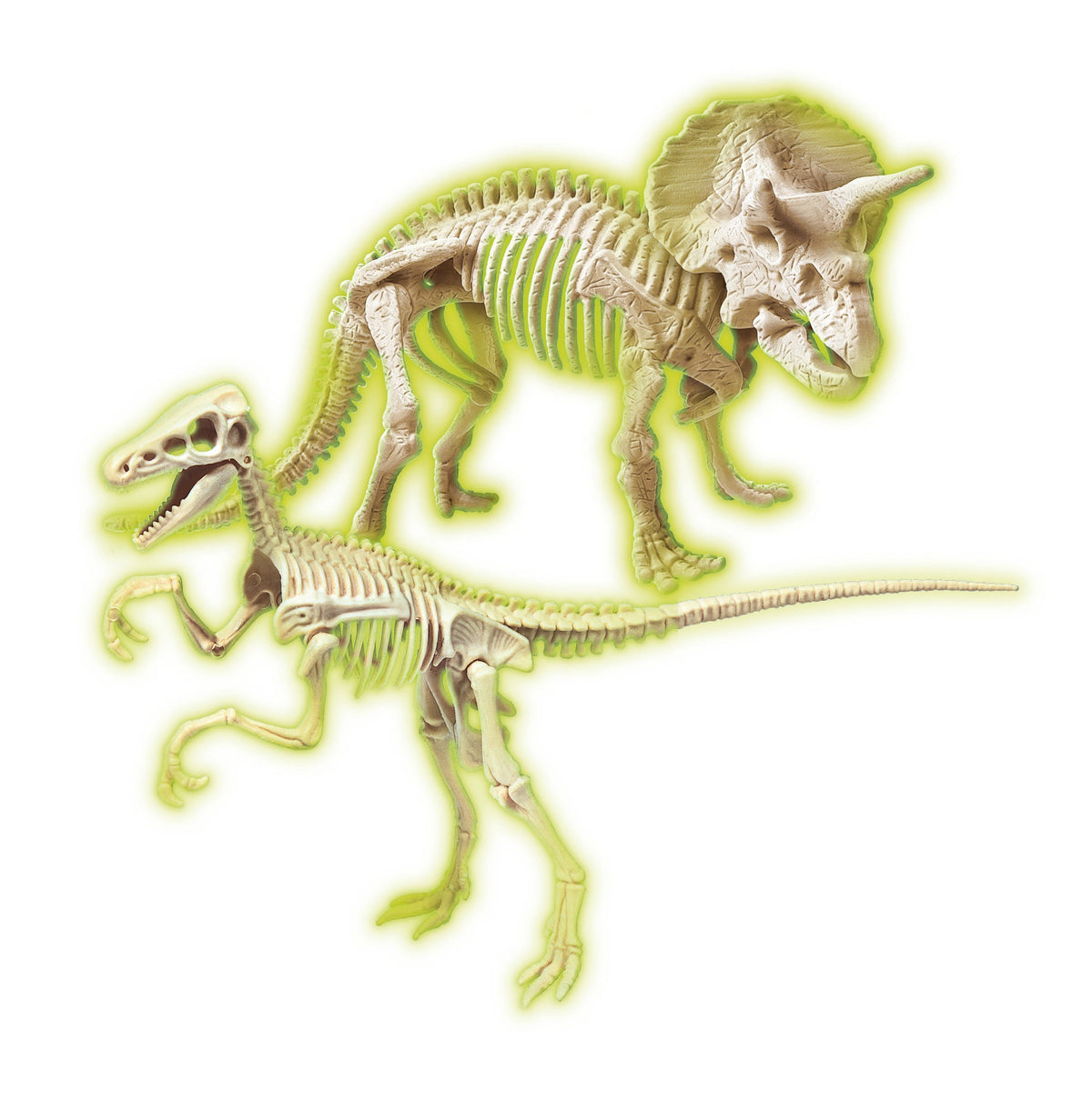 Clementoni Triceratops and Velociraptor Digital Kit