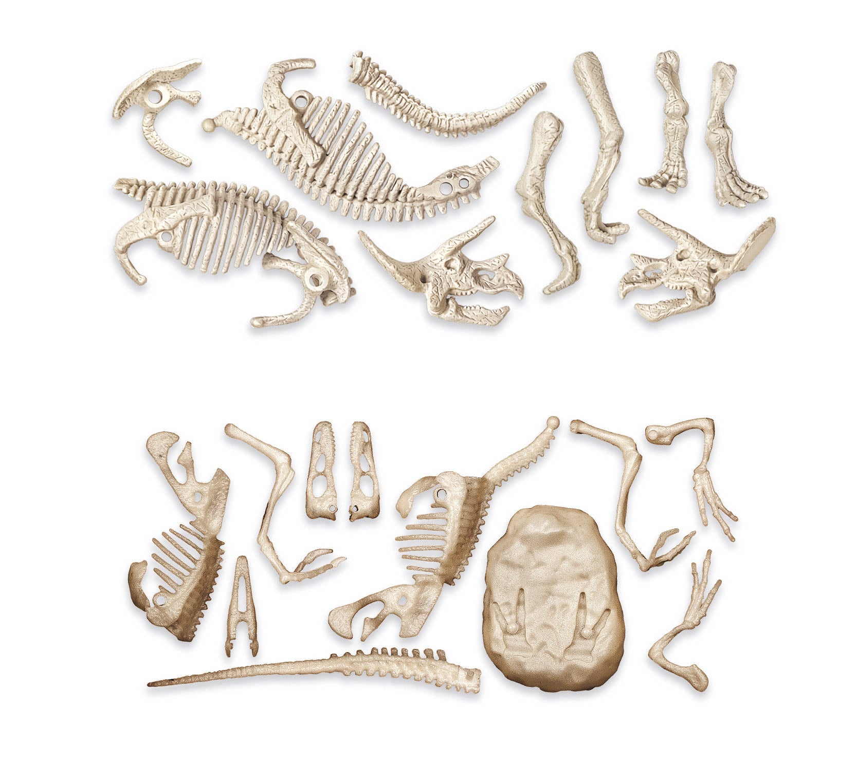 Clementoni Triceratops and Velociraptor Digital Kit