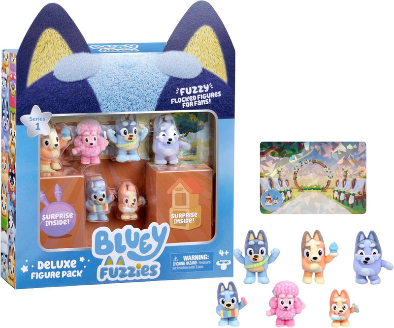 Bluey S14 Fuzzies Deluxe Figure Pack