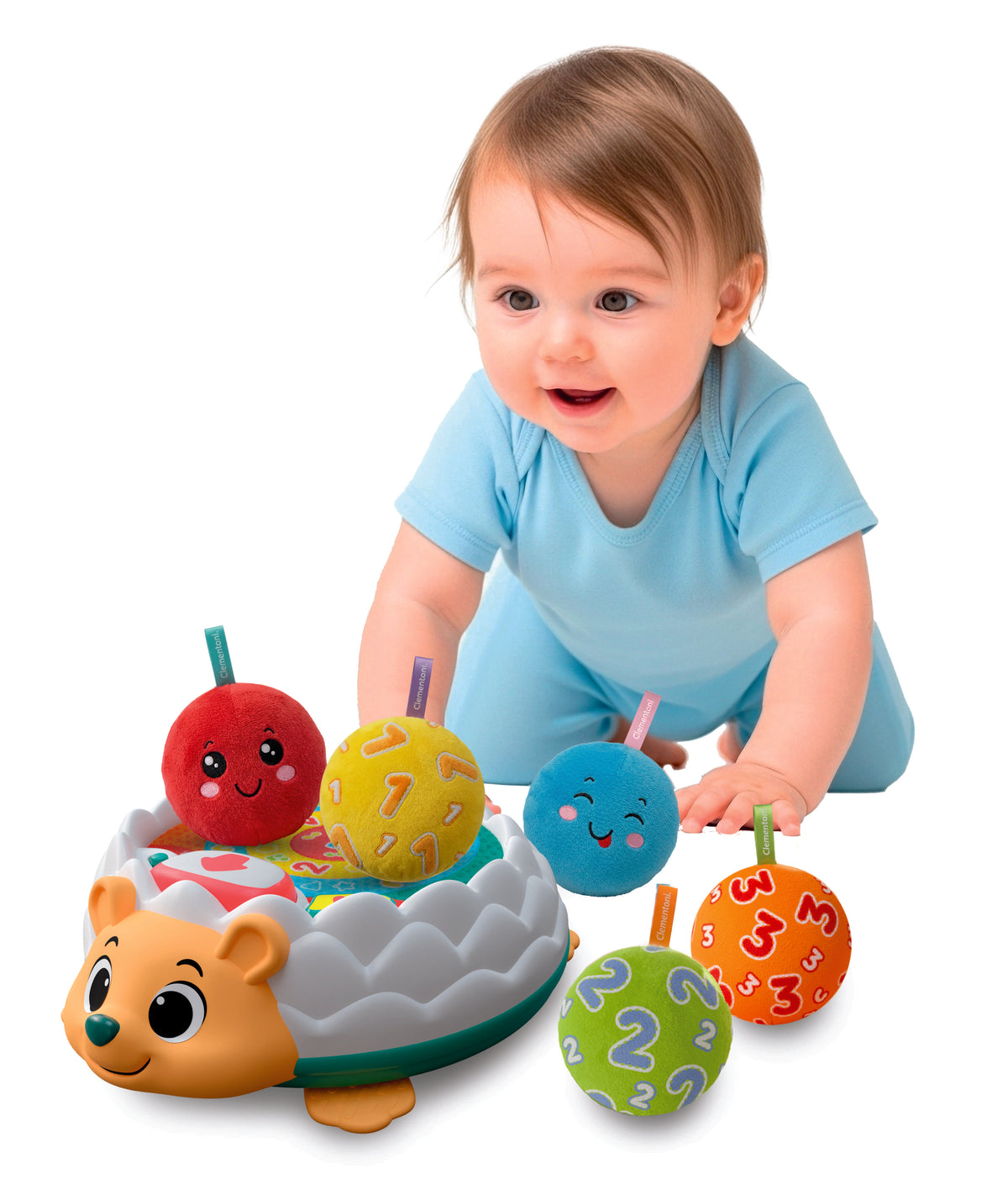 Clementoni Baby Catch the Hedgehog Battery-Operated Interactive Toy for Babies