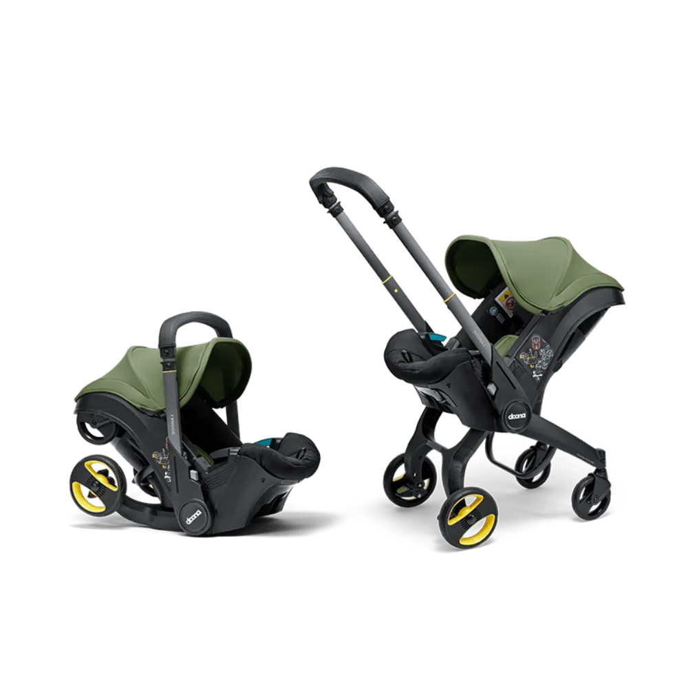 Doona i Infant Car Seat & Stroller – Desert Green for 0+