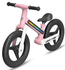 LiT 12 Inch Pink Kids Bicycle -  Light Rider  Balance