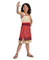 Disney Princess Moana Classic Costume for Girls Island Adventure Fancy Dress Outfit, 4-6 Years