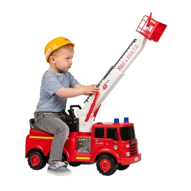 Playgo Junior Fire Fighter Ride - On