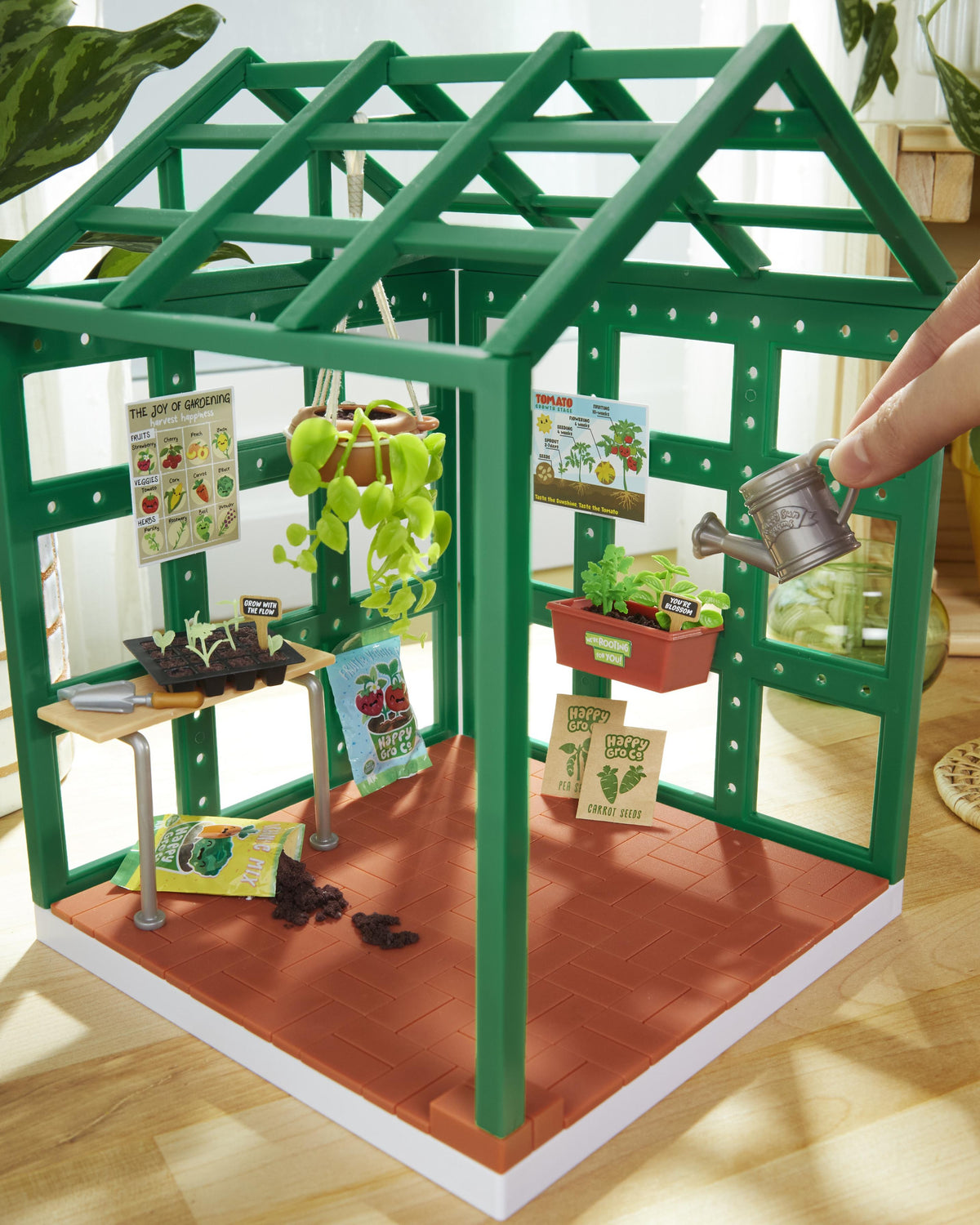 Miniverse Spaces Starter Pack Greenhouse Collectible Playset for Kids