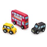 Early Learning Centre Wooden London Vehicle Set