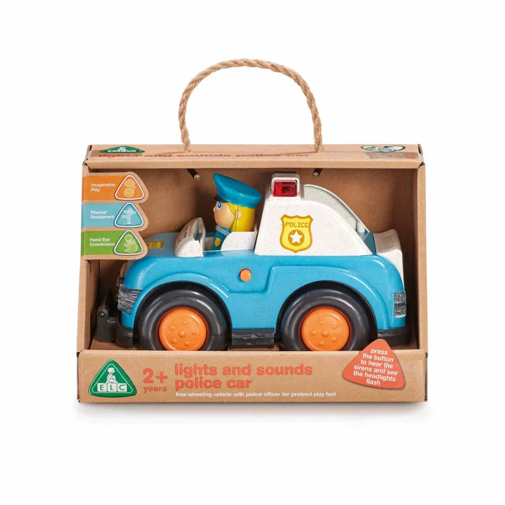 Early Learning Centre Light & Sound Police Car Eco Battery Operated