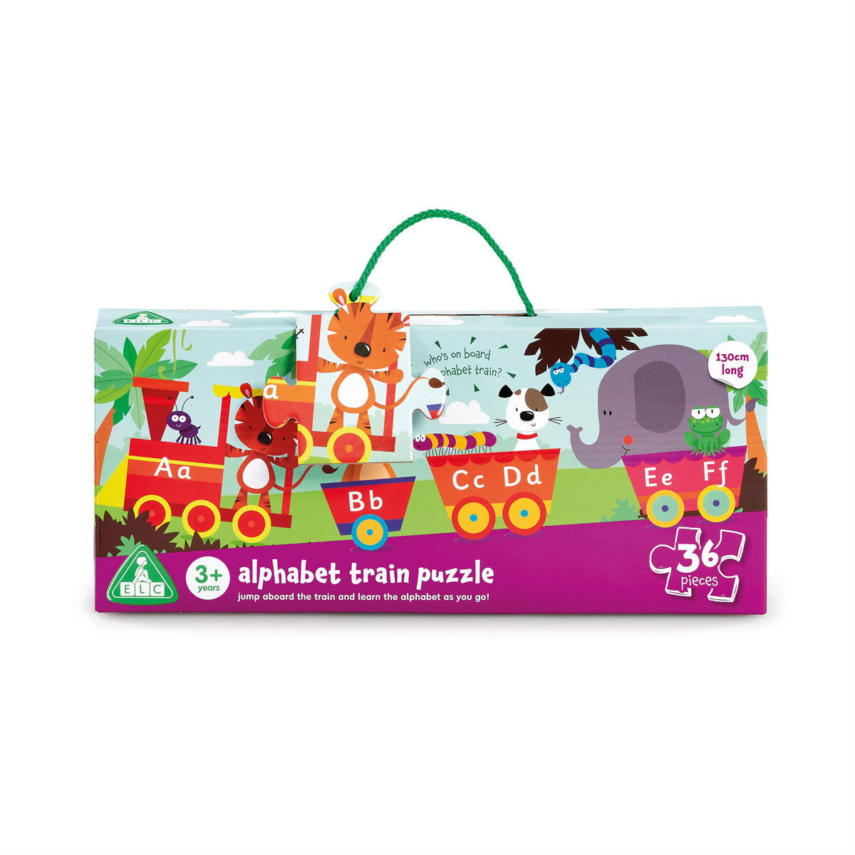 Early Learning Centre Alphabet Jungle Train 36-Piece Puzzle Set