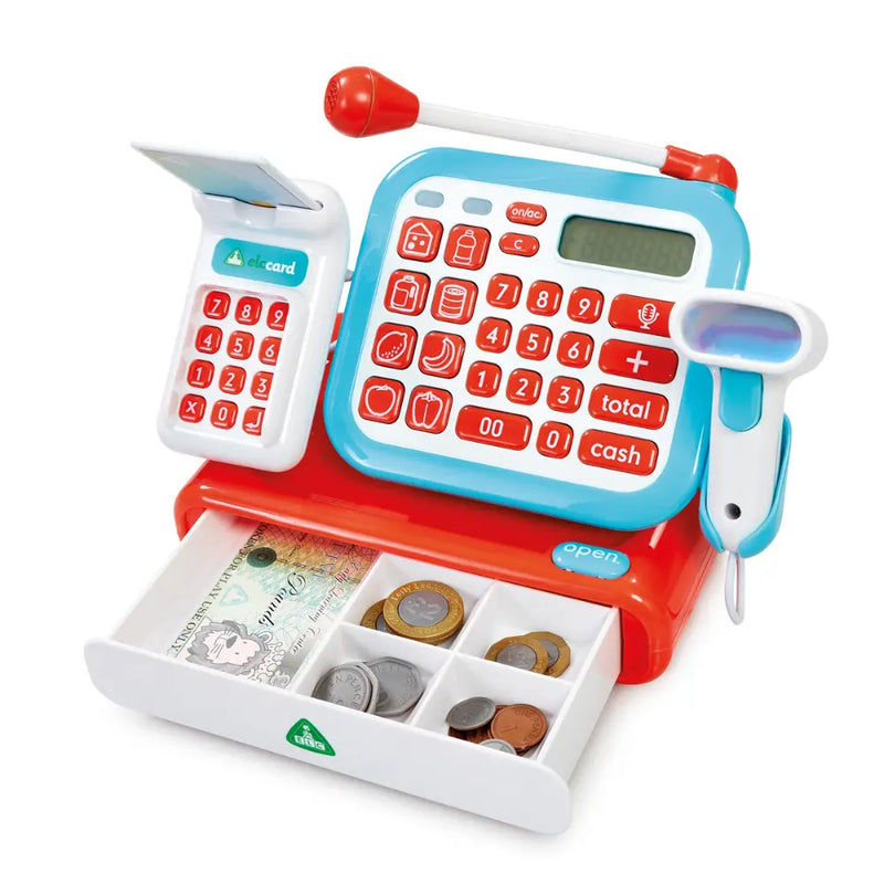 Early Learning Centre Cash Register Blue Pretend Shop Role Play Toy