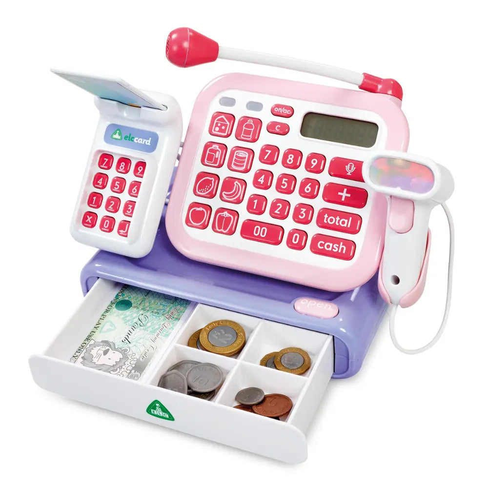 Early Learning Centre Cash Register Pink Pretend Shop Role Play Toy