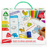 Early Learning Centre Art And Craft Learn To Draw Animal Set