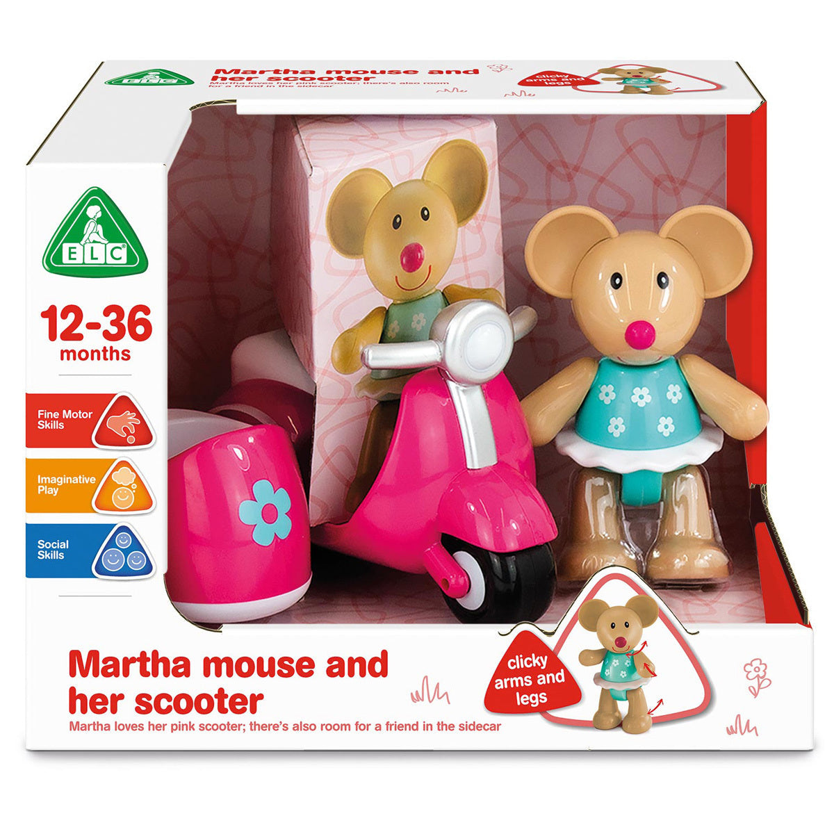 Early Learning Centre Martha Mouse & Her Scooter