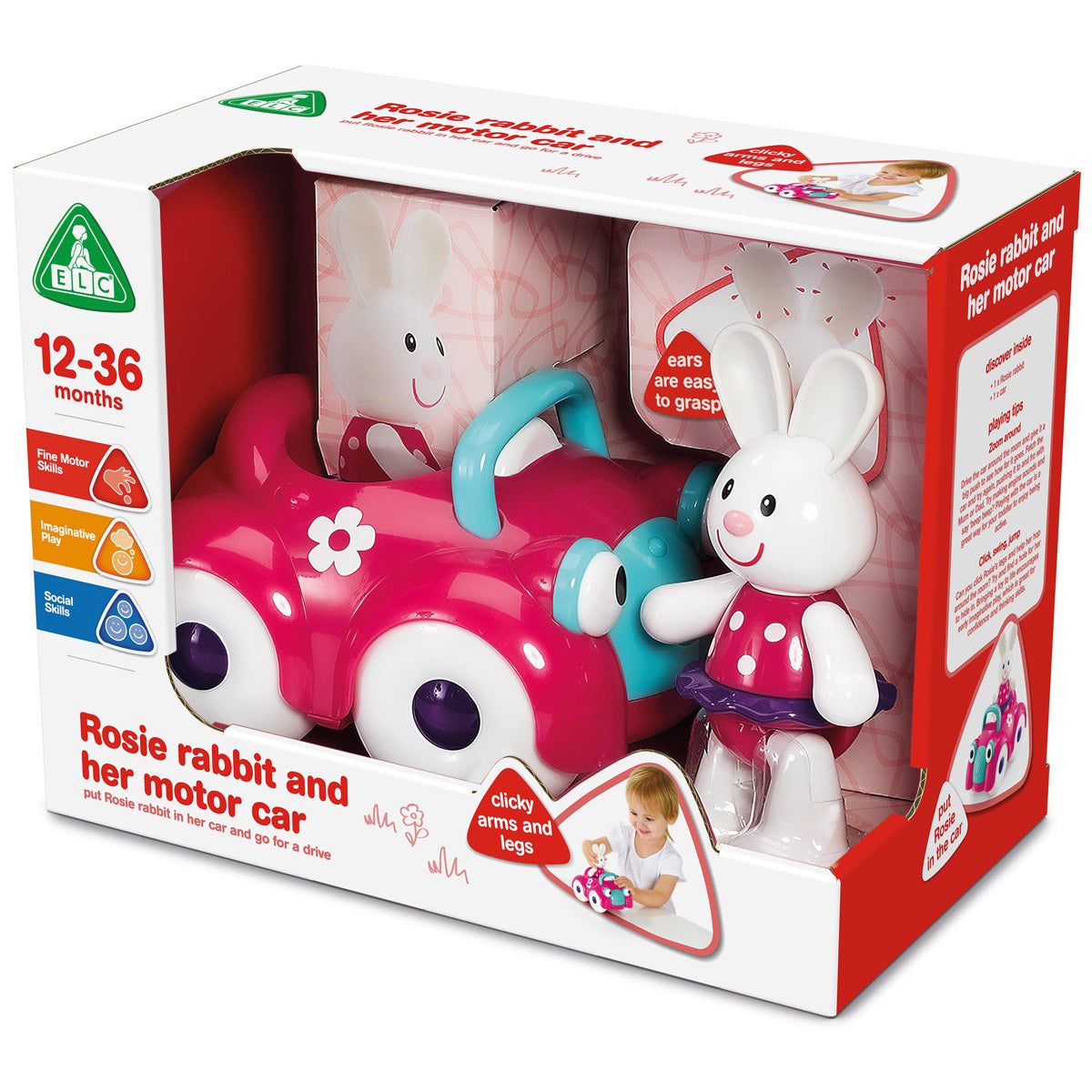 Early Learning Centre Rosie Rabbit & Her Motor Car
