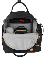 Skip Hop Suite 6 Piece Diaper Backpack Set Black Multi Function Baby Bag Set