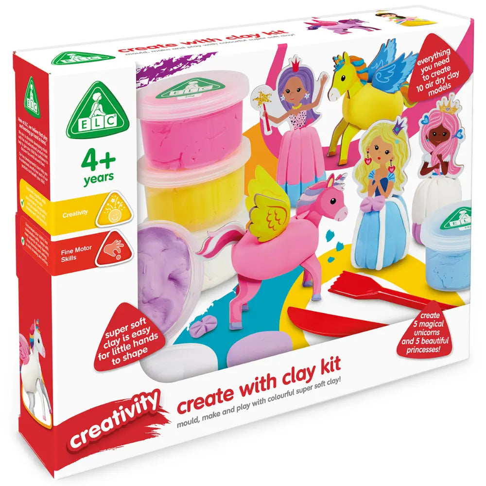 ELC Art And Craft Clay Animal Kit Pnk