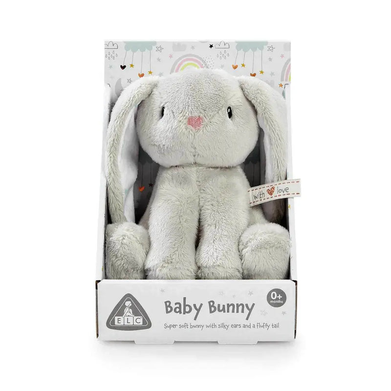 Early Learning Centre Baby Plush Mini Bunny Boxed Grey