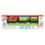 Early Learning Centre Wooden Pull-Along Crocodile Activity Toy Wooden Train And Carriages