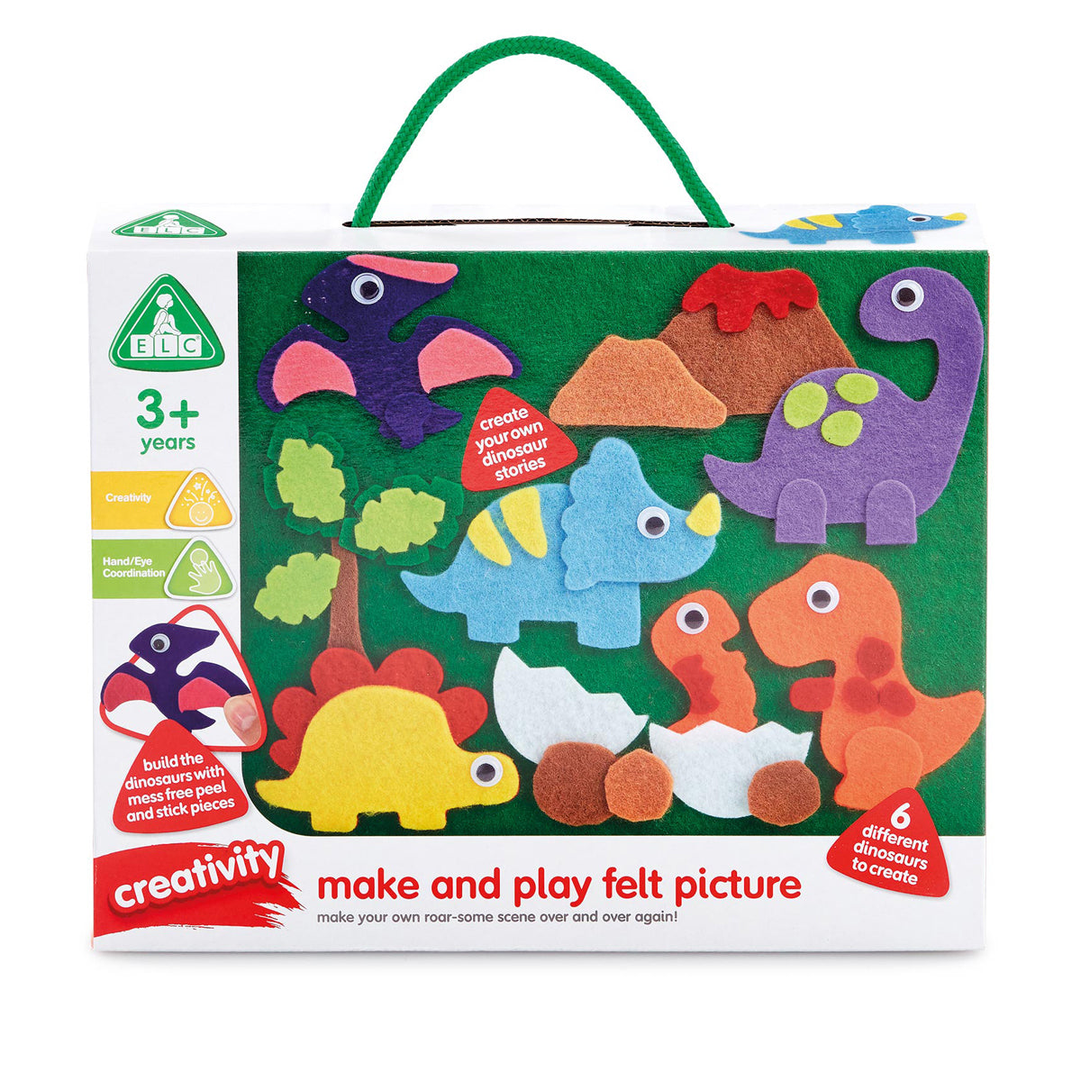 Early Learning Centre Art And Craft Make And Play Felt Dino