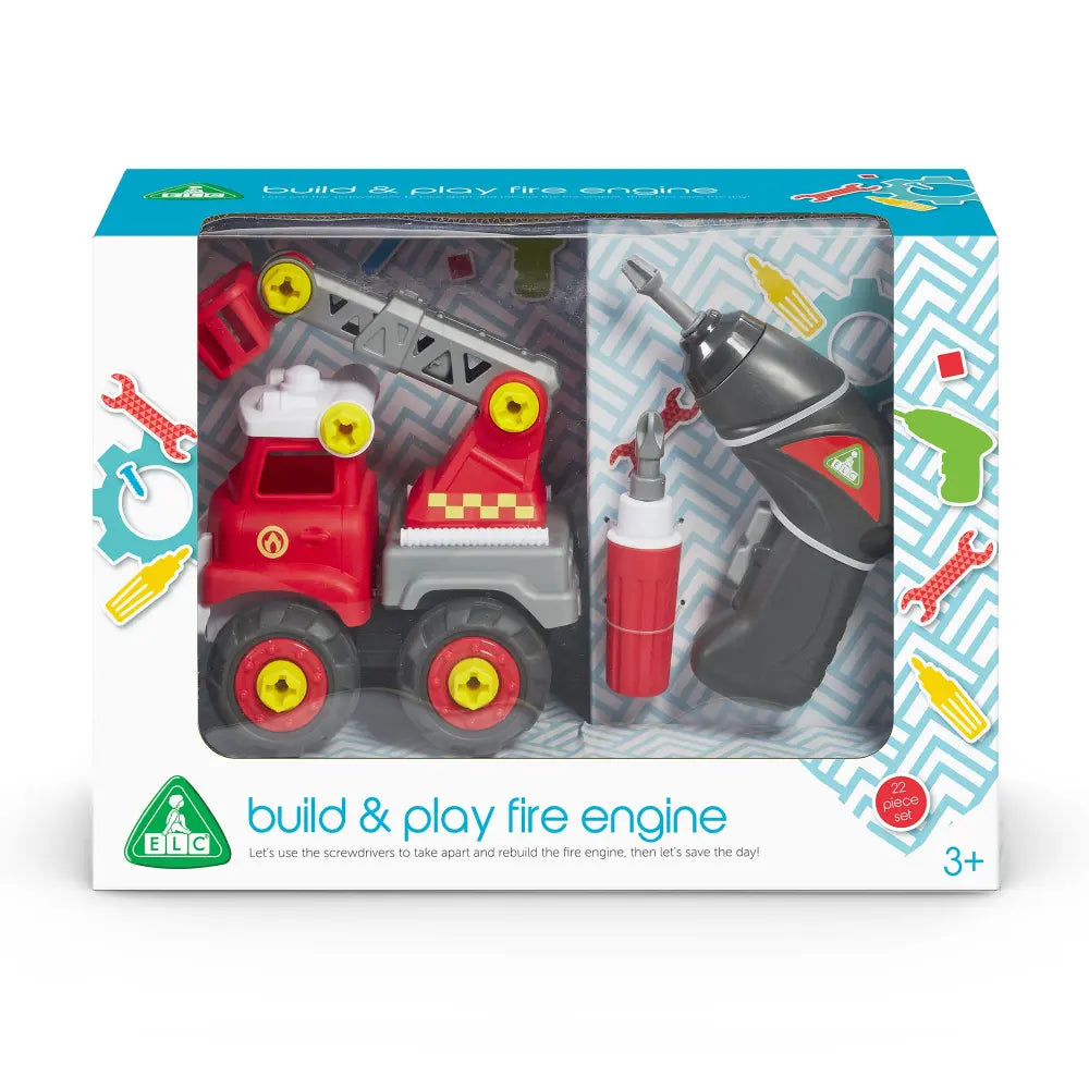 Early Learning Centre Build & Play Fire Engine Battery Operated
