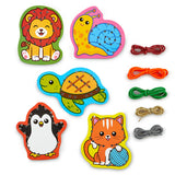Early Learning Centre Animal Lacing Cards Learning Craft Set