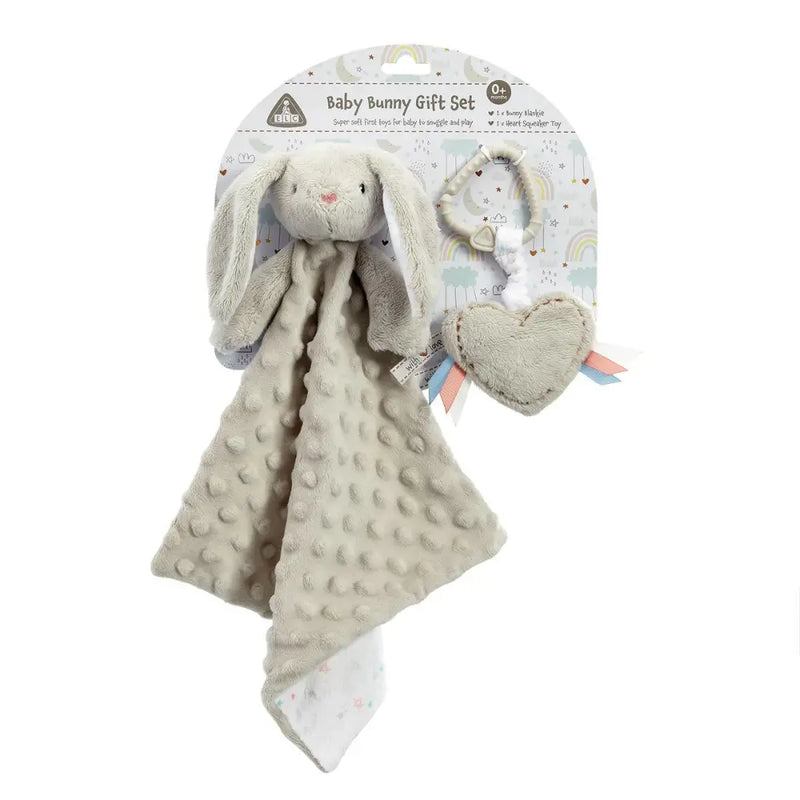 Early Learning Centre Baby Bunny With Love Gift Set Grey