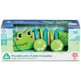 Early Learning Centre Wooden Pull-Along Crocodile Activity Toy