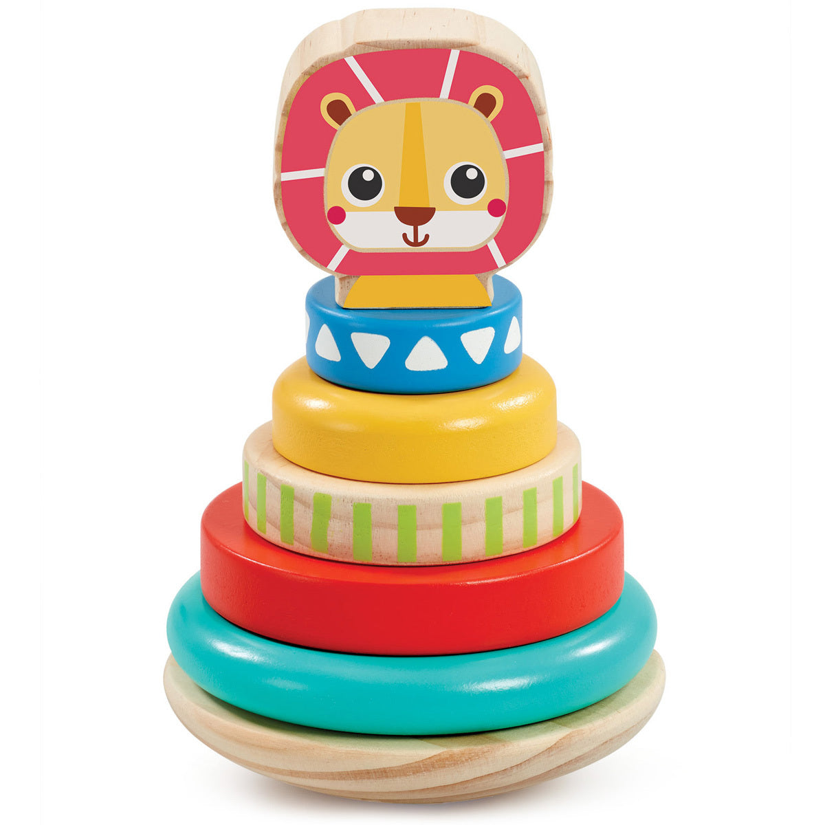 Early Learning Centre Wooden Lion Stacking Rings