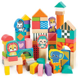 Early Learning Centre Wooden Tub Of Blocks
