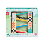 Early Learning Centre Wooden Click Clack Race Track Toy for Toddlers 1-3 Years