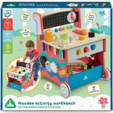 Early Learning Centre Wooden Activity Workbench Toy for Toddlers 12M+