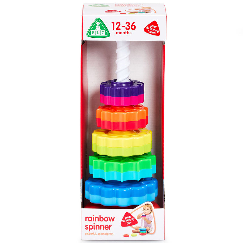 Early Learning Centre Rainbow Spinner Sensory Stacking Toy