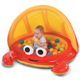 Early Learning Centre Outdoor Crab Baby Pool With Shade
