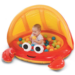 ELC Outdoor Crab Baby Pool With Shade