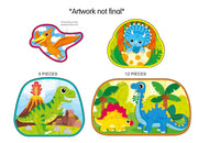 Early Learning Centre My First 4-in-1 Dinosaur Puzzles Set for Kids