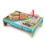 Early Learning Centre Wooden Train Table Playset for Toddlers