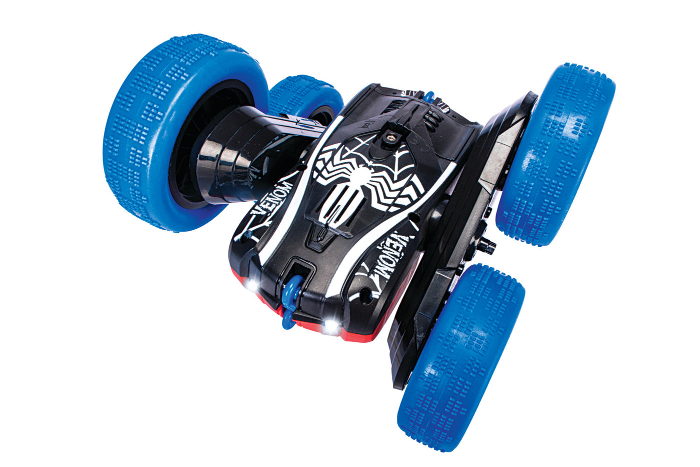 Dickie 2-in-1 Marvel Spider-Man & Venom Flippy RC Stunt Car – Double-Sided 2.4GHz Remote Control Vehicle
