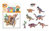 Power Joy Everyday Dinosaur Toy Animal Set 7 Pieces Set Toys for Kids