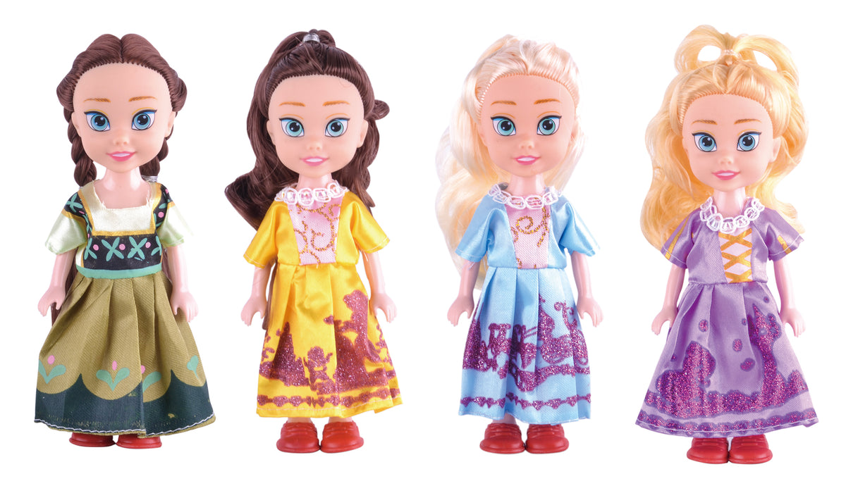 Power Joy Leila Princess Mini Travel Suitcase Fashion Doll Playset with Accessories Assorted - Random selection